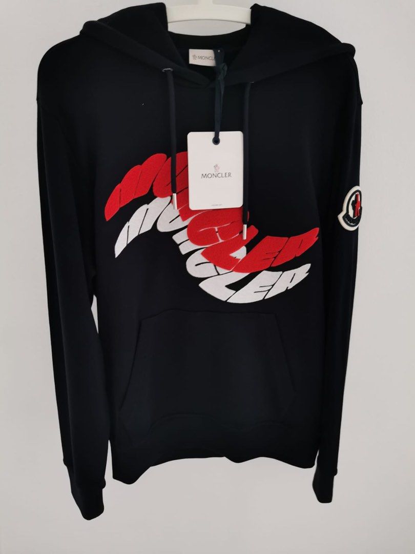 Moncler wave logo hoodie clearance