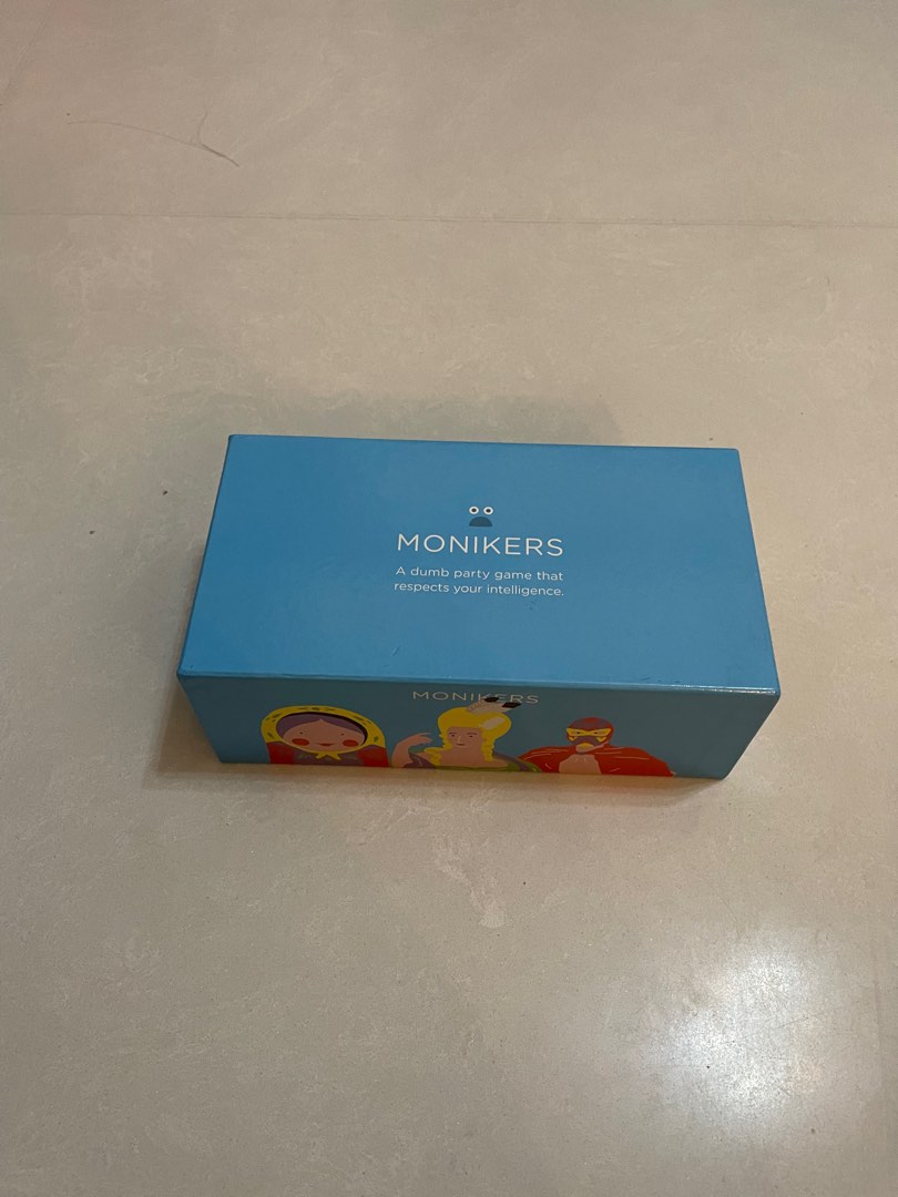 Monikers(Cards Game), Hobbies &amp; Toys, Toys &amp; Games on Carousell
