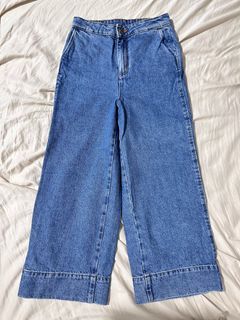 monki wide leg jeans