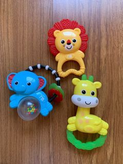Mothercare Animals teether/rattle set