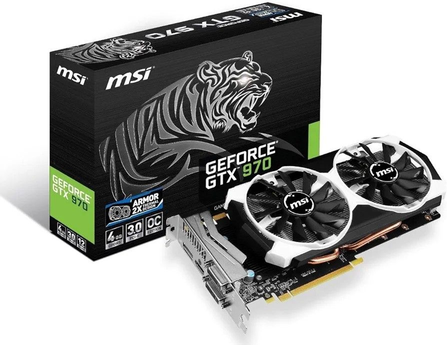 MSI Armor 2X GeForce GTX 970 4GB Computers Tech Parts