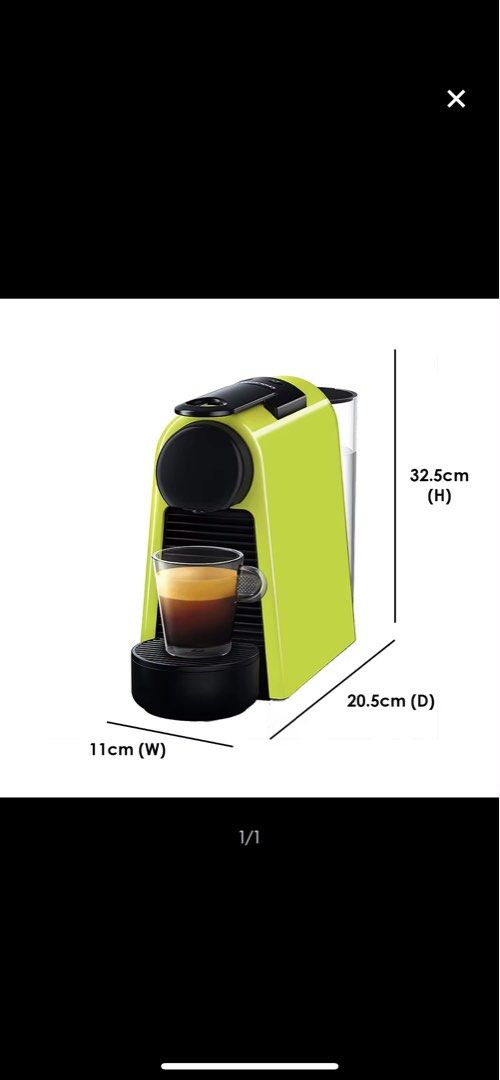 Nespresso Essenza Mini Fully Automatic Capsule Espresso Coffee Pod