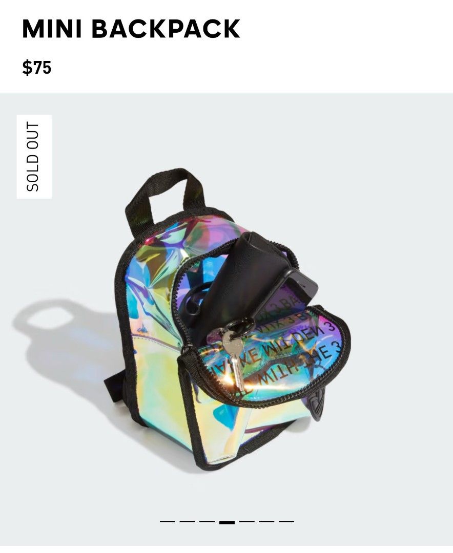 Backpack Bag Adidas Mini Iridescent Backpack Adidas Iridescent