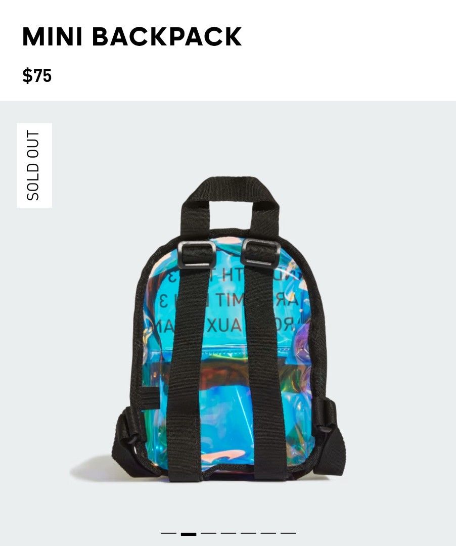 Adidas originals best sale iridescent mini backpack