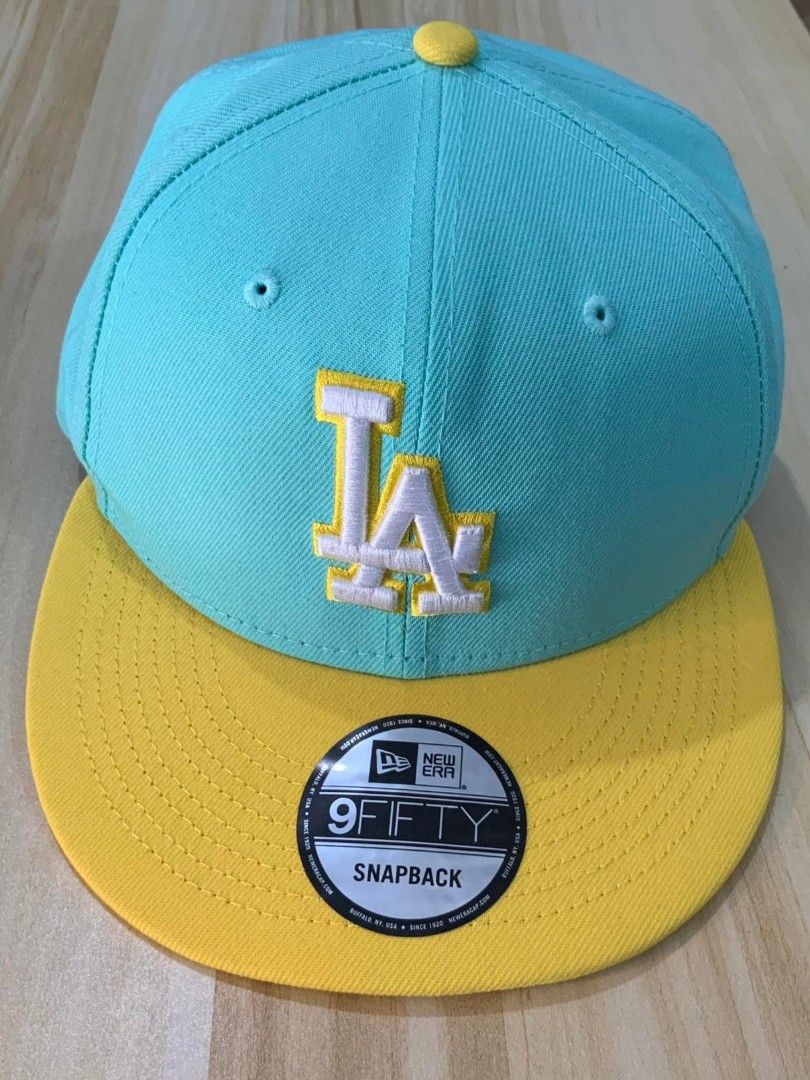 New Era Men Los Angeles Dodgers Fitted (Mint Brown)