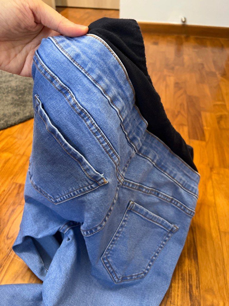 New Look Maternity Lift & Shape Black Emilee Jegging Jeans Size 8