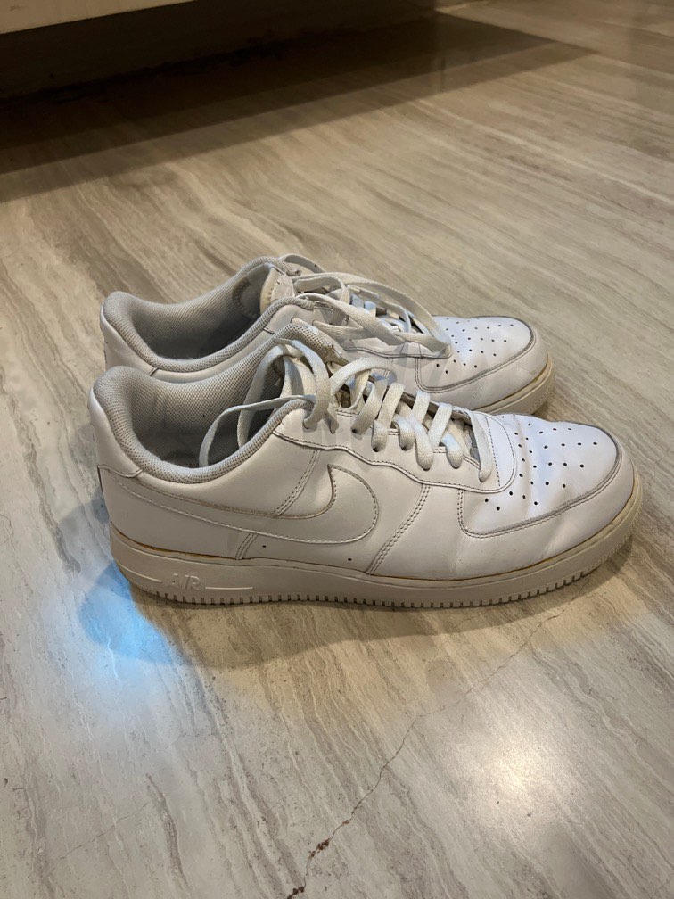 Nike Air Force 1 all white size 13 Men s Fashion Footwear
