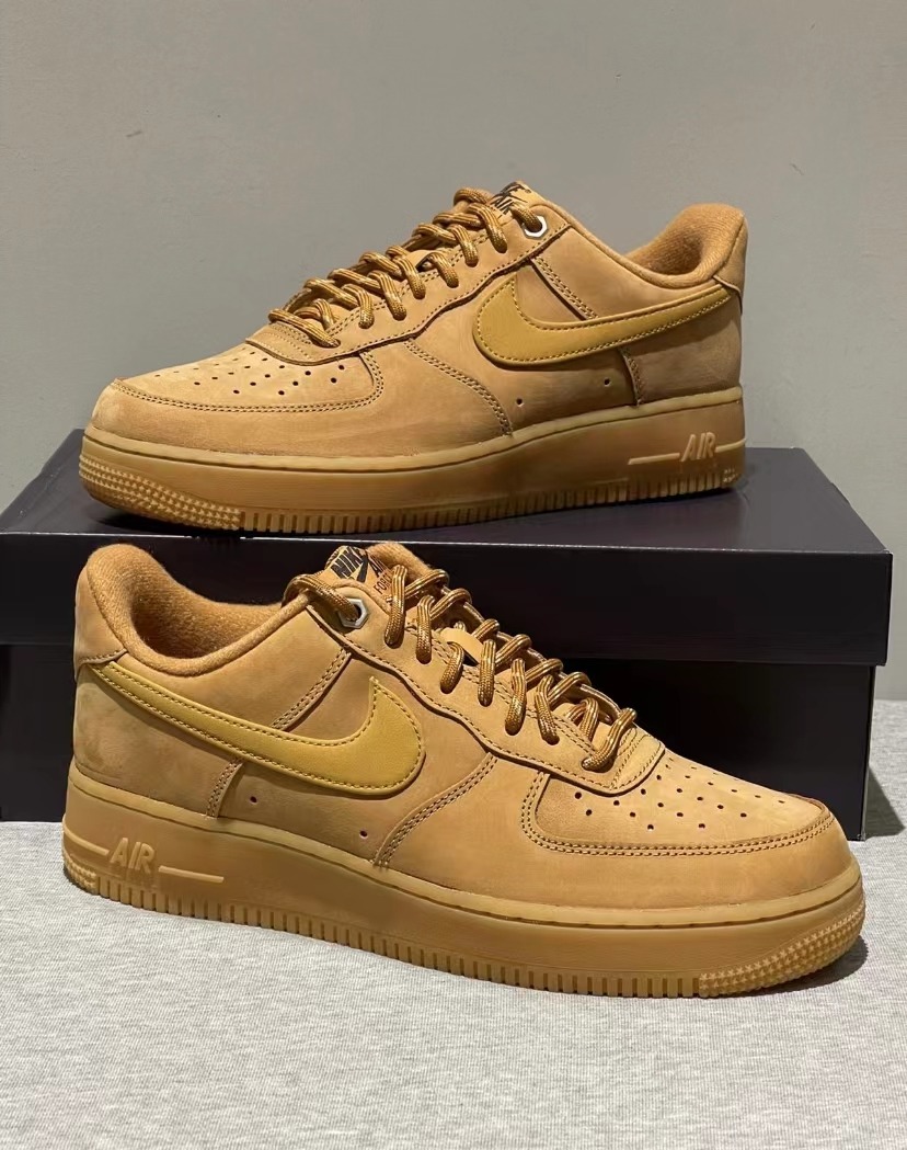 Nike Wmns Air Force 1 Wild 'Wheat Gold' | Brown | Women's Size 9.5