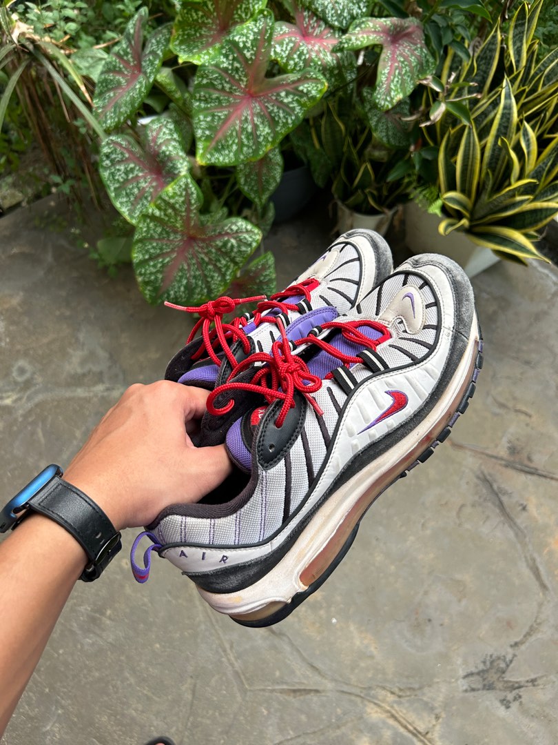 air max 98 raptors on feet