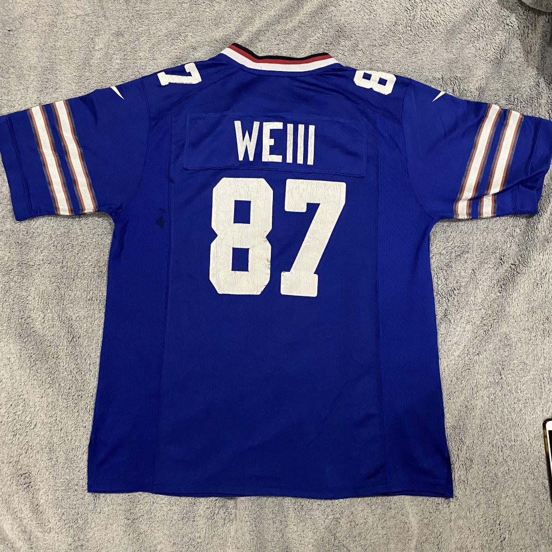 Nike Buffalo Bills Jersey 'WEIII', Men's Fashion, Activewear on