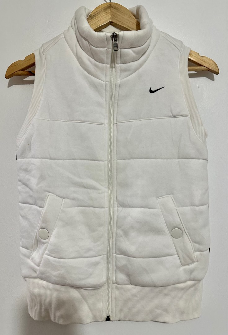 Womens white nike vest on sale