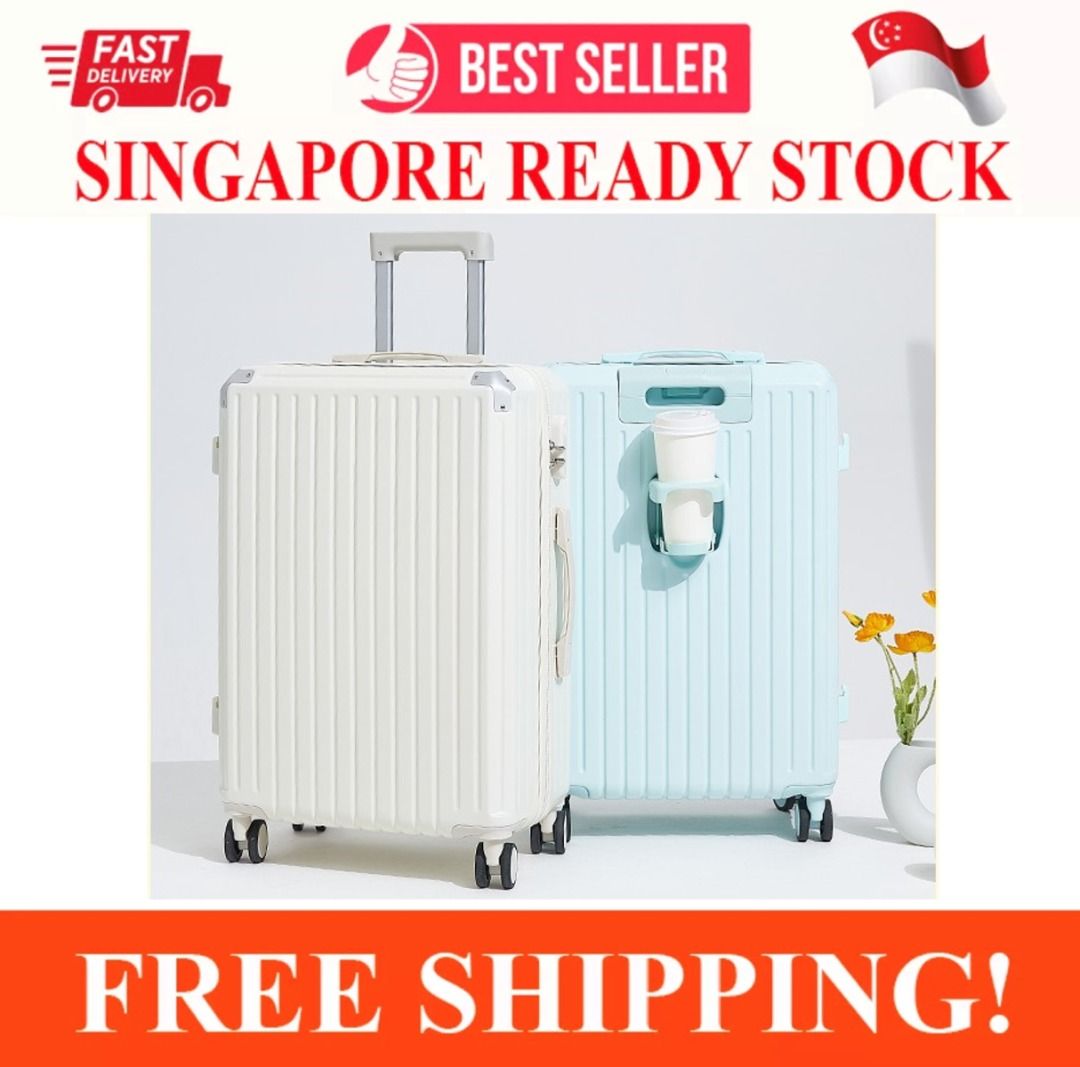 OFF WHITE BLACK TURQUOISE 20 INCH HARD CASE LUGGAGE WITH