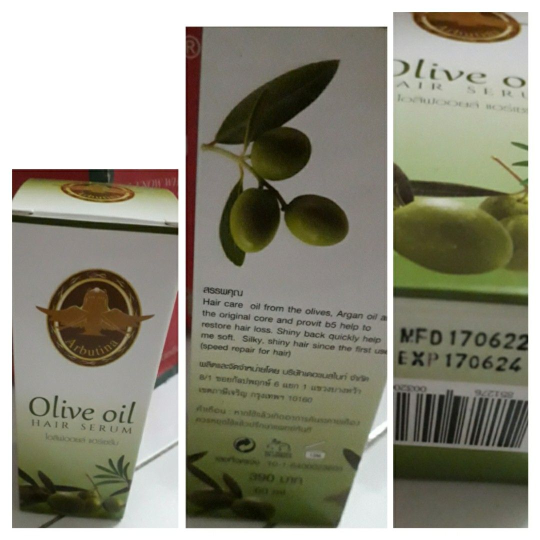 Olive Oil Hair Serum, Beauty & Personal Care, Hair on Carousell