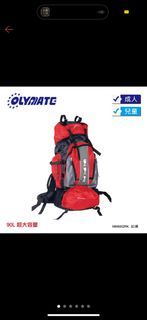 OLYMATE 奧林匹克 登山 後背包 露營 加大 90L