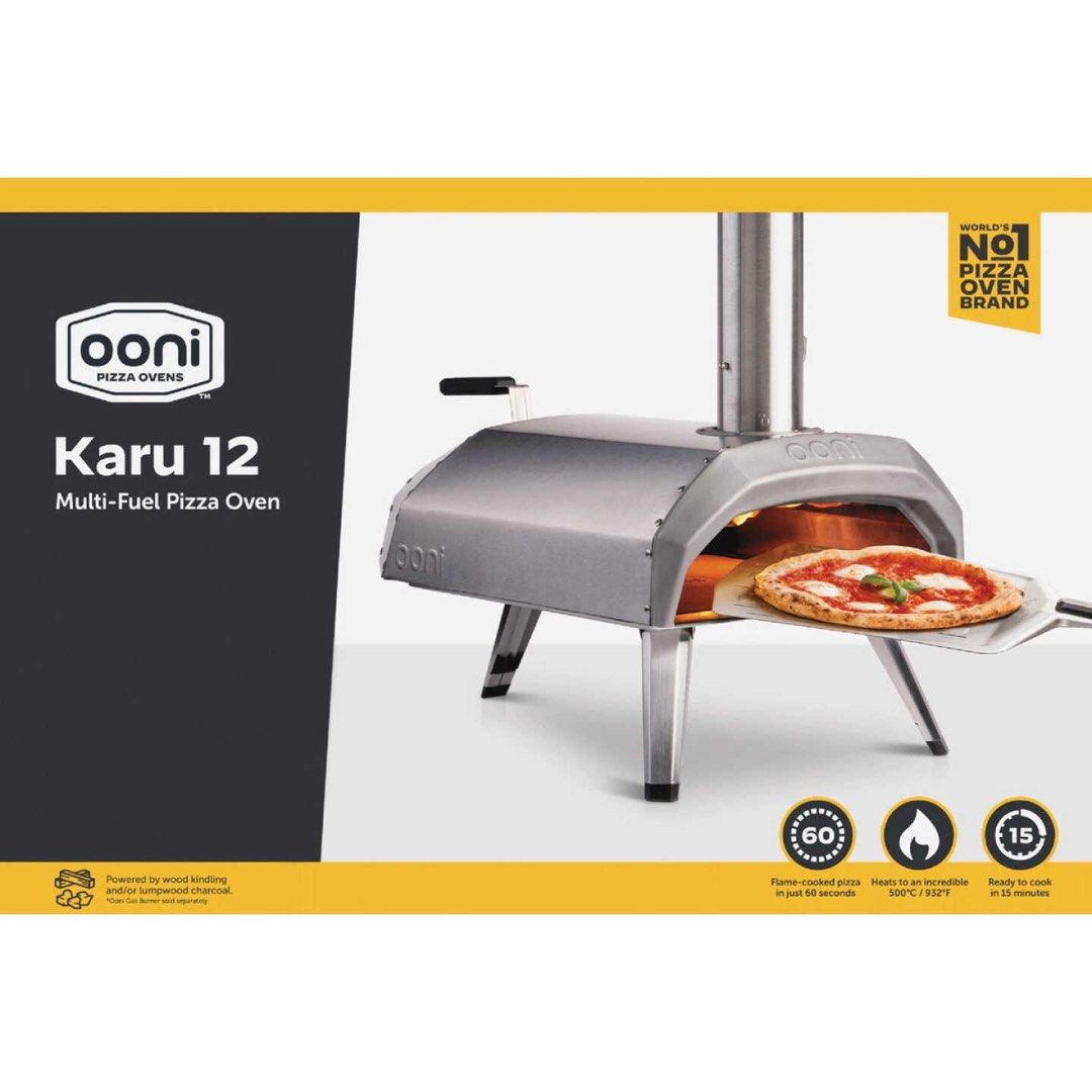Ooni Karu 12 - Woodfired and Gas Pizza Oven, TV u0026 Home Appliances, Kitchen  Appliances, Ovens u0026 Toasters on Carousell