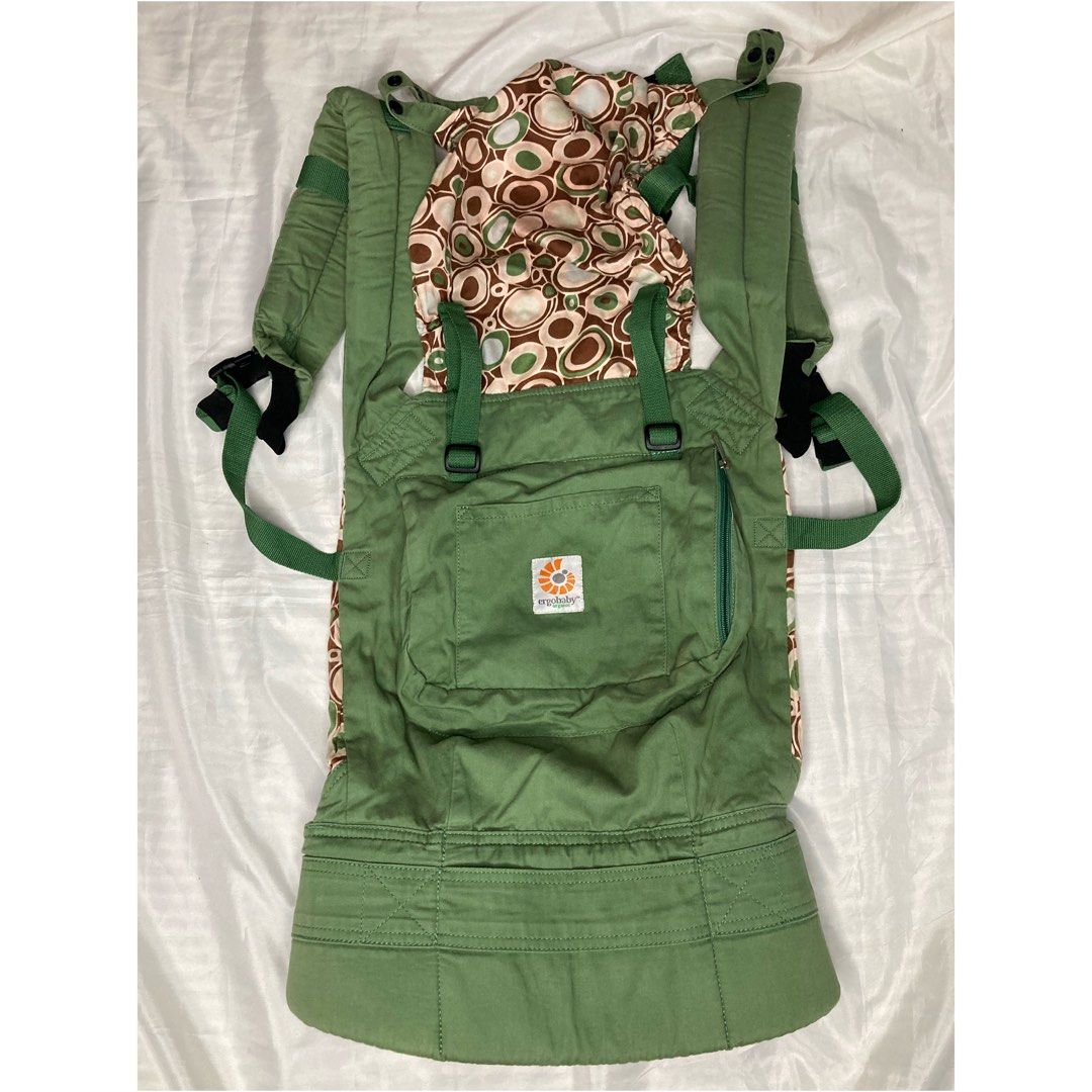 SUPERSALE Original Ergobaby Organic Apple Green Baby Carrier