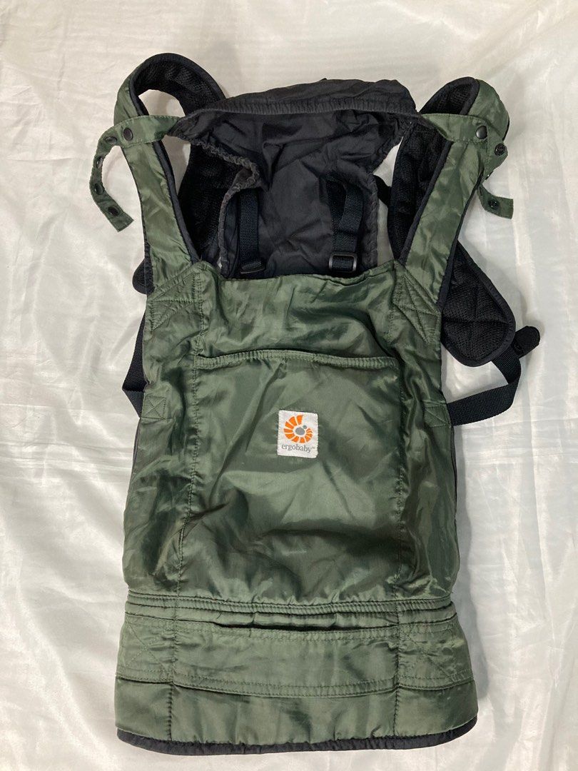 Green organic online ergo baby carrier