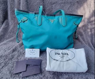 PRADA BN4253 Tessuto Nylon & Saffiano 2-Way Tote and Crossbody