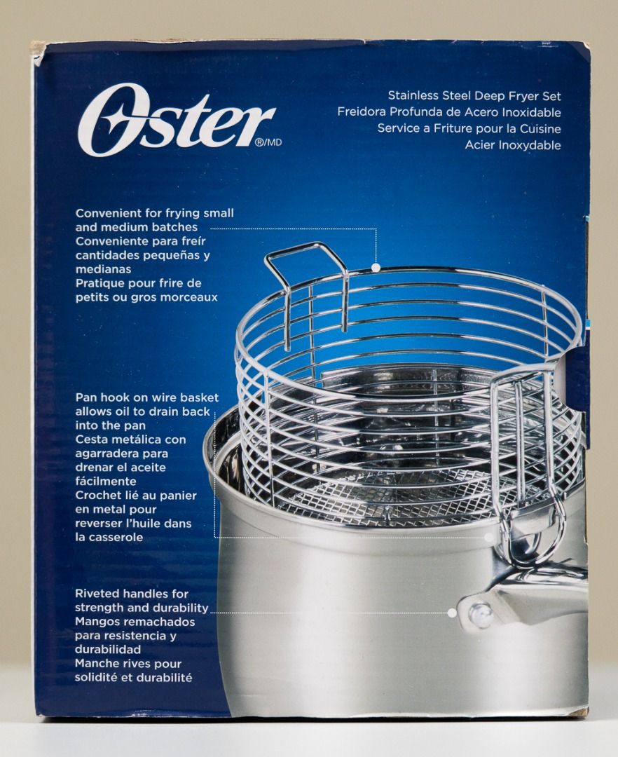 Oster Deep Fryer Set, TV & Home Appliances, Kitchen Appliances, Fryers