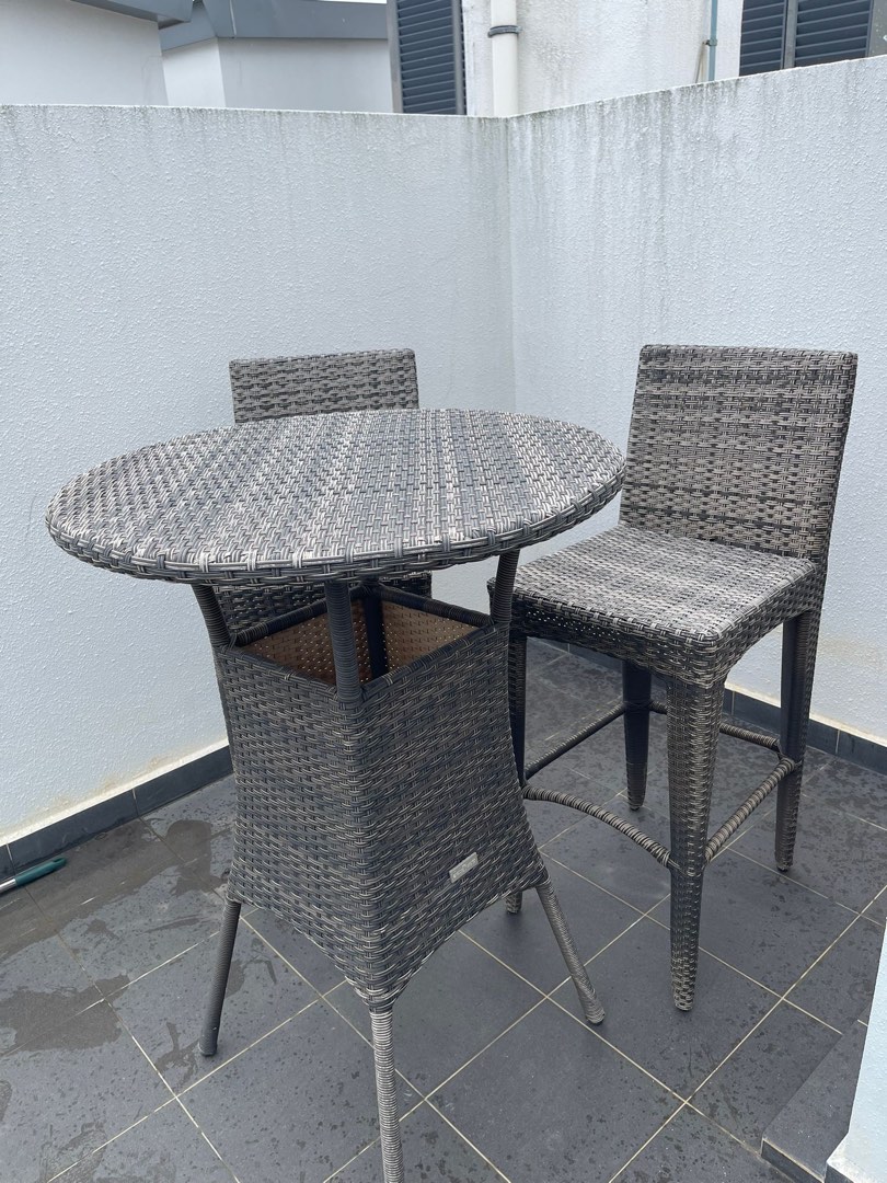 Outdoor High Table & Chairs, Furniture & Home Living, Outdoor Furniture