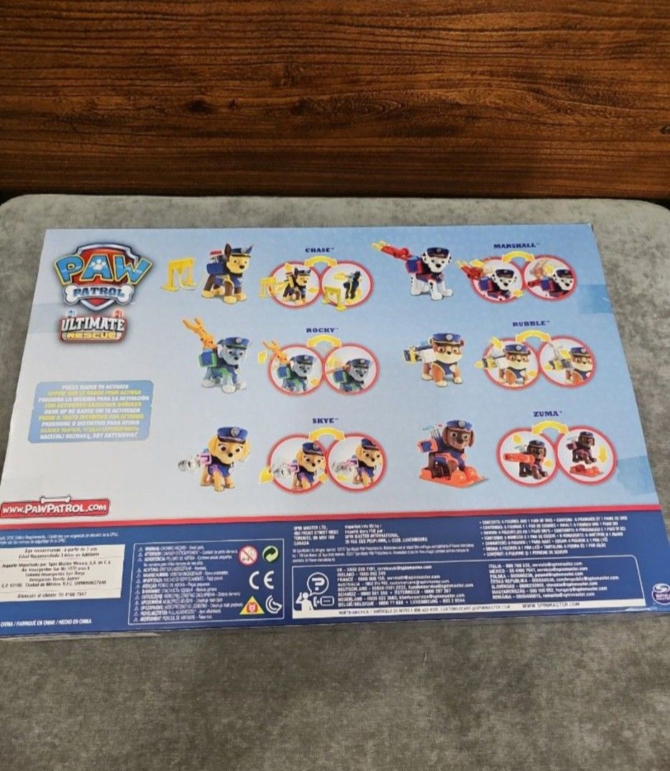 Paw patrol police pups action pack gift set outlet