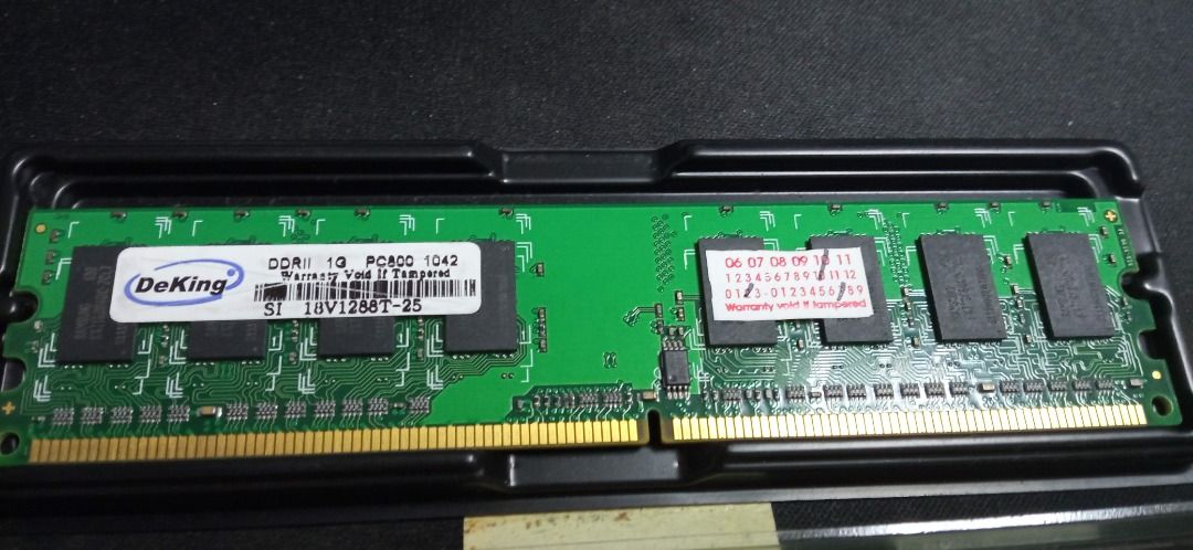 PC memory 1gb ddr2 deking (Category: Computer Parts) located in Manila. Submitted by erwin4 (Listing ID 1257431536, Image 1). Description: 1gb dd2 deking good condition 1 week warranty.