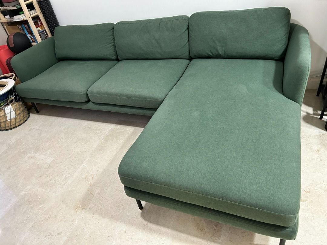 Castlery pebble sales chaise sectional sofa
