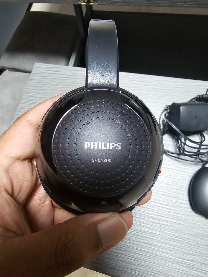 Wireless Philips SHC 1300 Headphones with Receiver, Audio