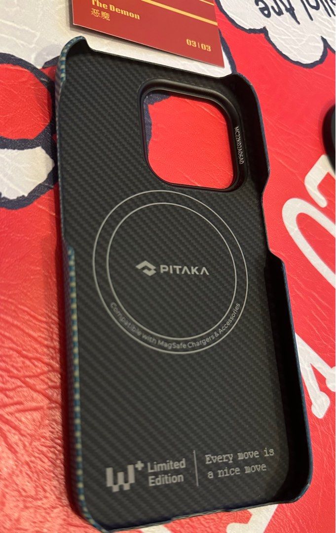 Pitaka iPhone 14 pro slim case limited edition pixel game, 手提