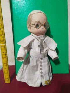Pope Francis as a child DOLL/13 inches high/Well-made/Cute to display!
