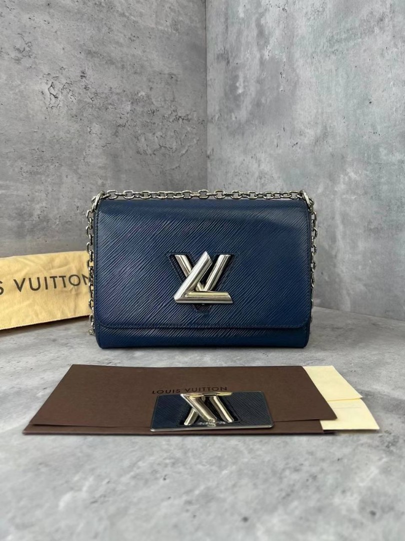 PRE-ORDER ] Preloved Almost Like New Louis Vuitton Twist MM With Thick Strap,  Luxury, Bags & Wallets on Carousell