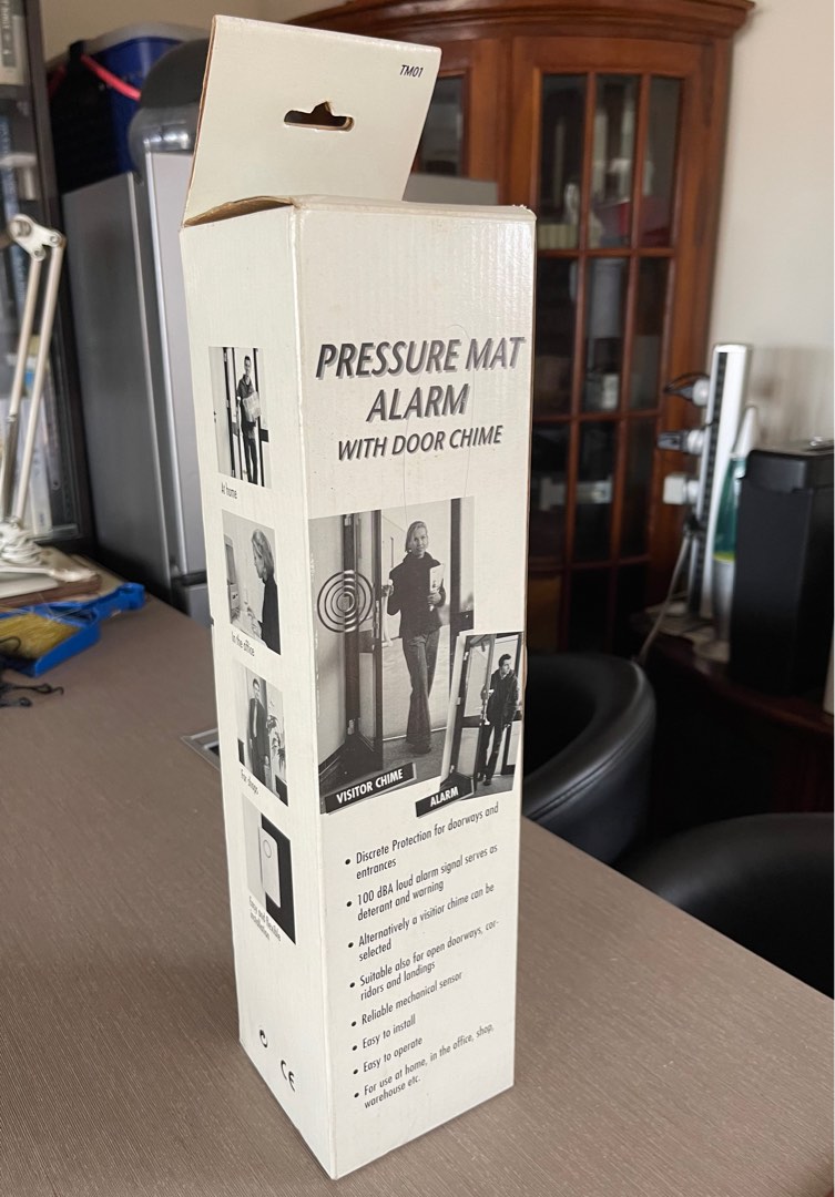 Pressure Mat Alarm with Door Chime, Furniture & Home Living, Security