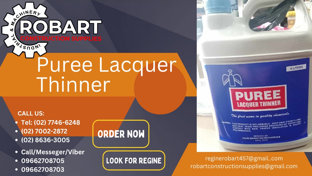 Puree Lacquer Thinner, Commercial & Industrial, Construction Tools