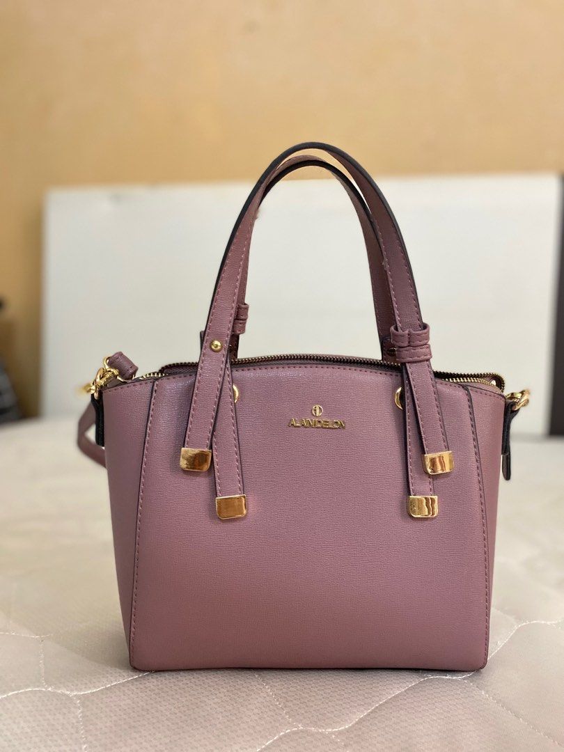 (purple) Alain Delon shoulder bag, Women's Fashion, Bags & Wallets