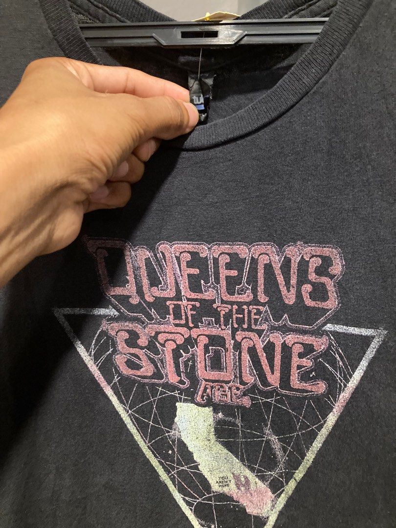 Queens Of The Stone Age Band T-Shirt - Short Sleeve Black Cotton