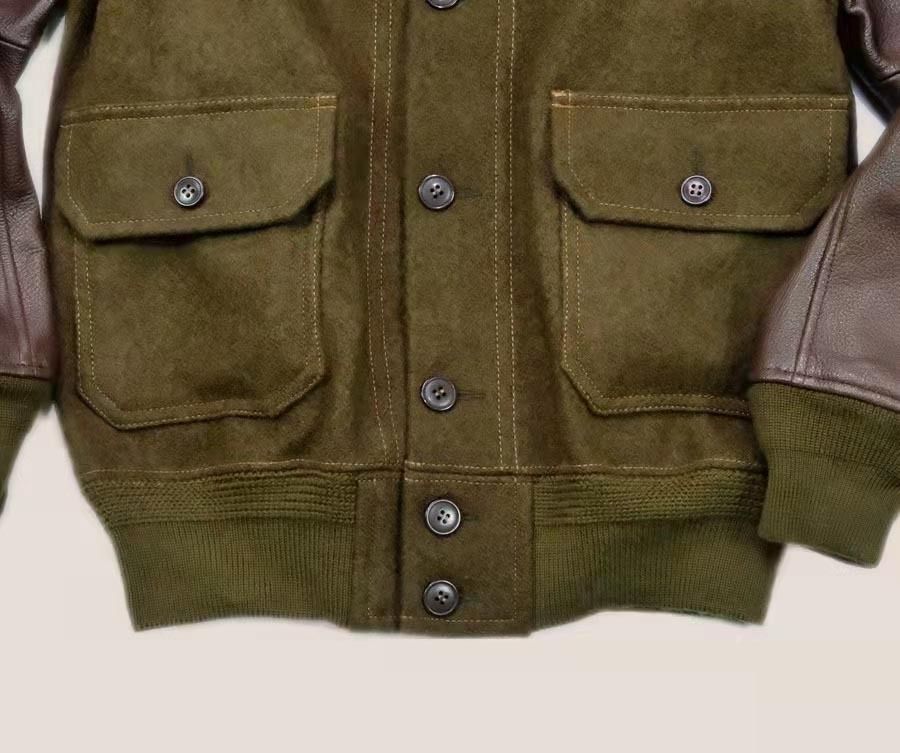 ジャケット・アウター RRL ROSS A1 JACKET RRL - RRL ダブルアールエル 24AW GRIZZLY JACKET シアリング