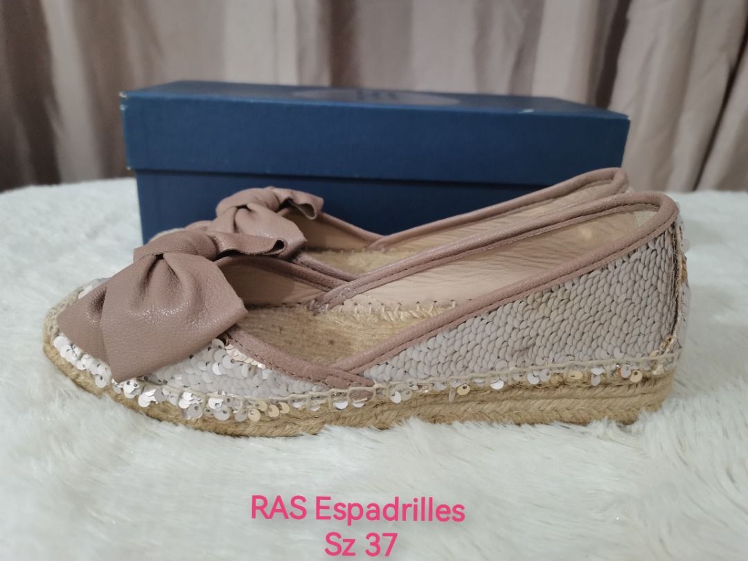 RAS Sequined Espadrilles sz 37