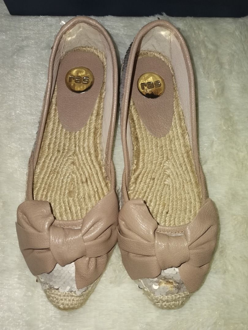RAS Sequined Espadrilles sz 37 Women s Fashion Footwear Wedges