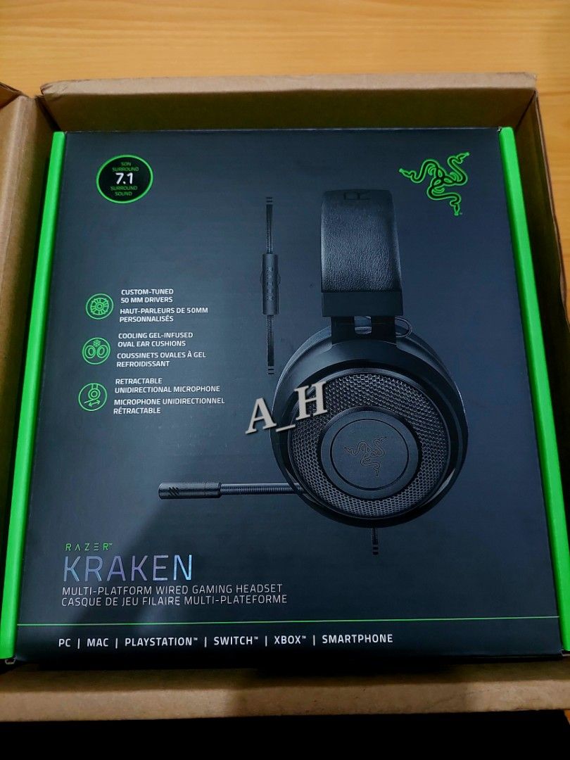 Razer Kraken Headphone Gaming Set Audio Headphones Headsets on