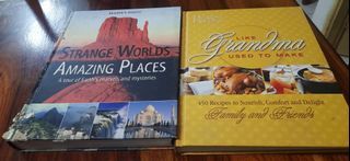 Reader's digest- strange world amazing place  & what grandma used to make book