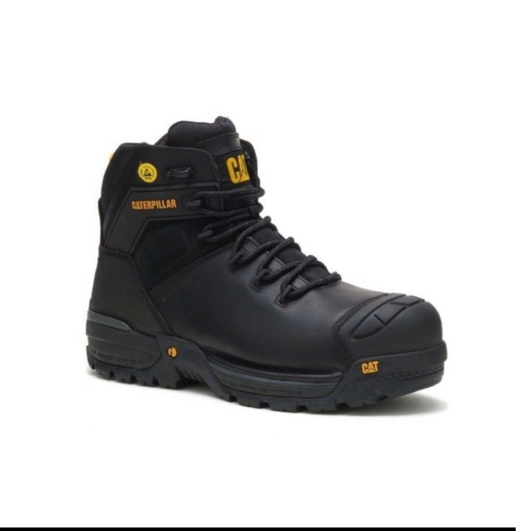 Ready Stock Caterpillar Safety Boots Composite Toe Waterproof, Men's