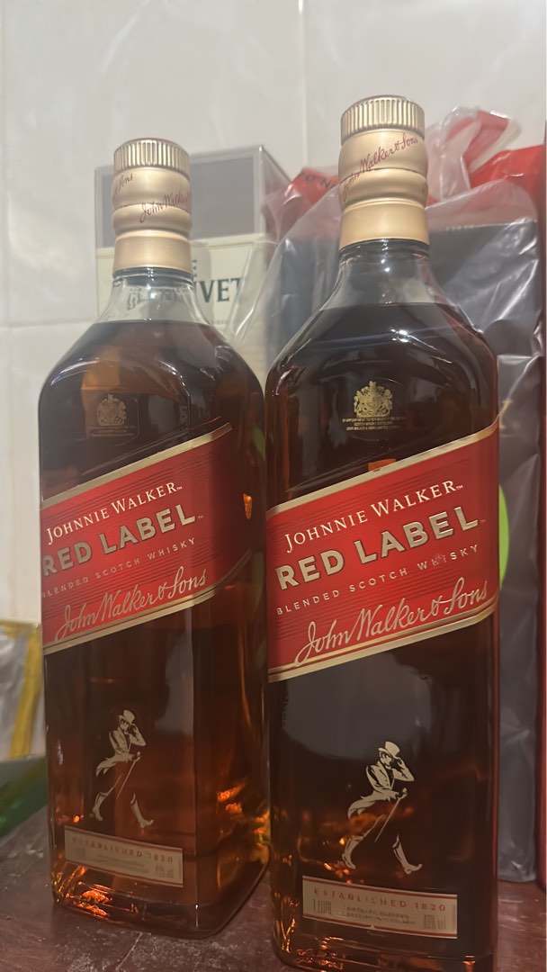 Red label 1L, Makanan & Minuman, Minuman Tidak Beralkohol di Carousell