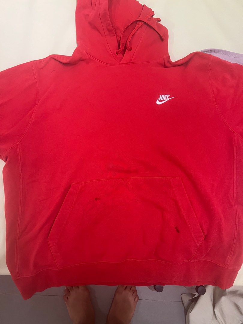 Red cheap nike sweater