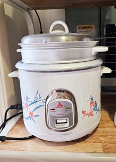 Rice cooker and steamer hanabishi and FREE pot set