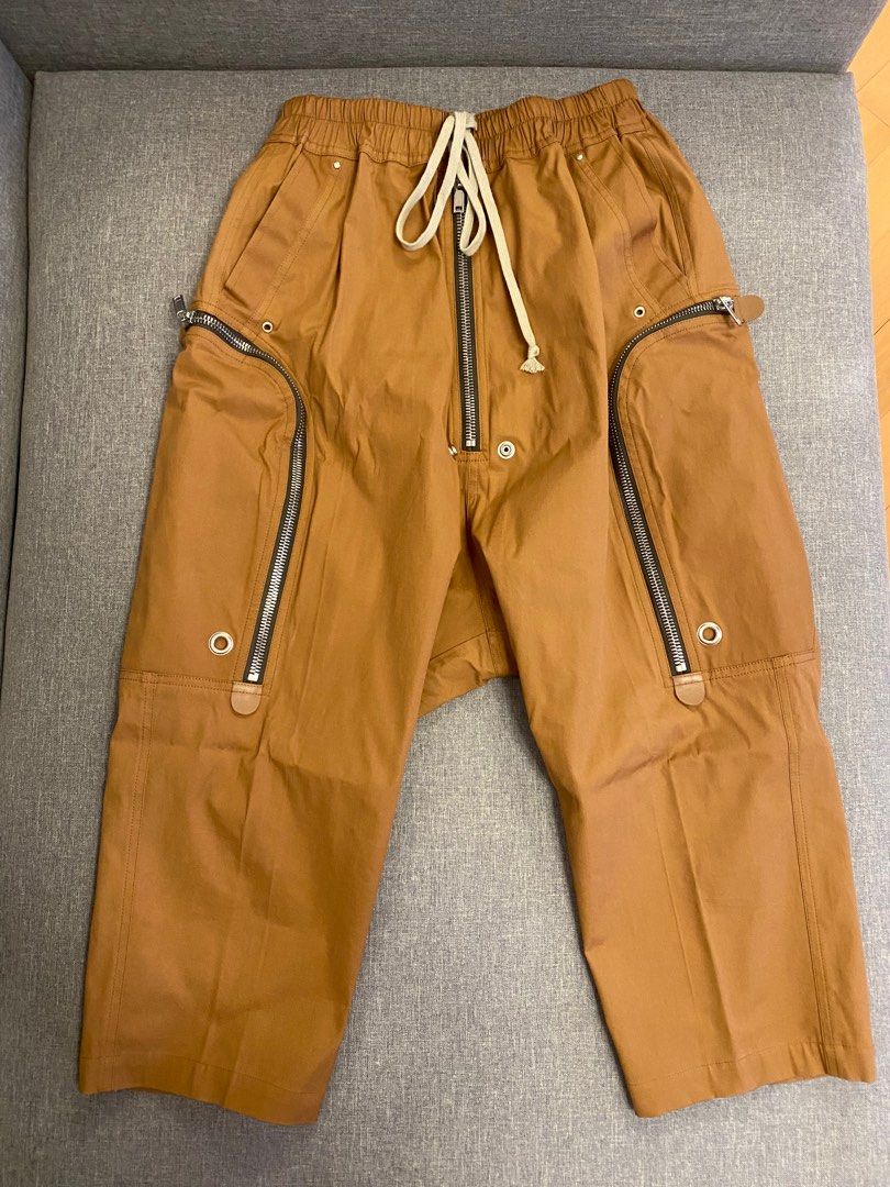 Rick Owens men's Gethsemane bauhaus bela cropped pants 46 , 男裝