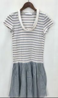 Sacai border Dress