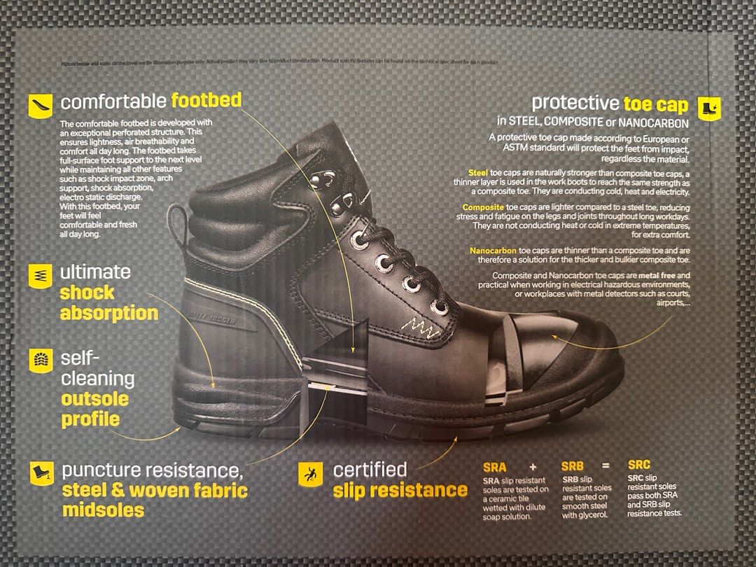 Safety Jogger Industrial Rush Safety Boots, Men's Fashion, Footwear
