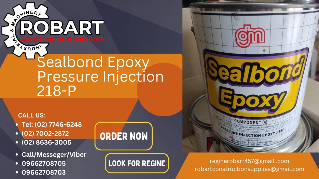 Sealbond Epoxy Pressure Injection Epoxy 218P, Commercial & Industrial