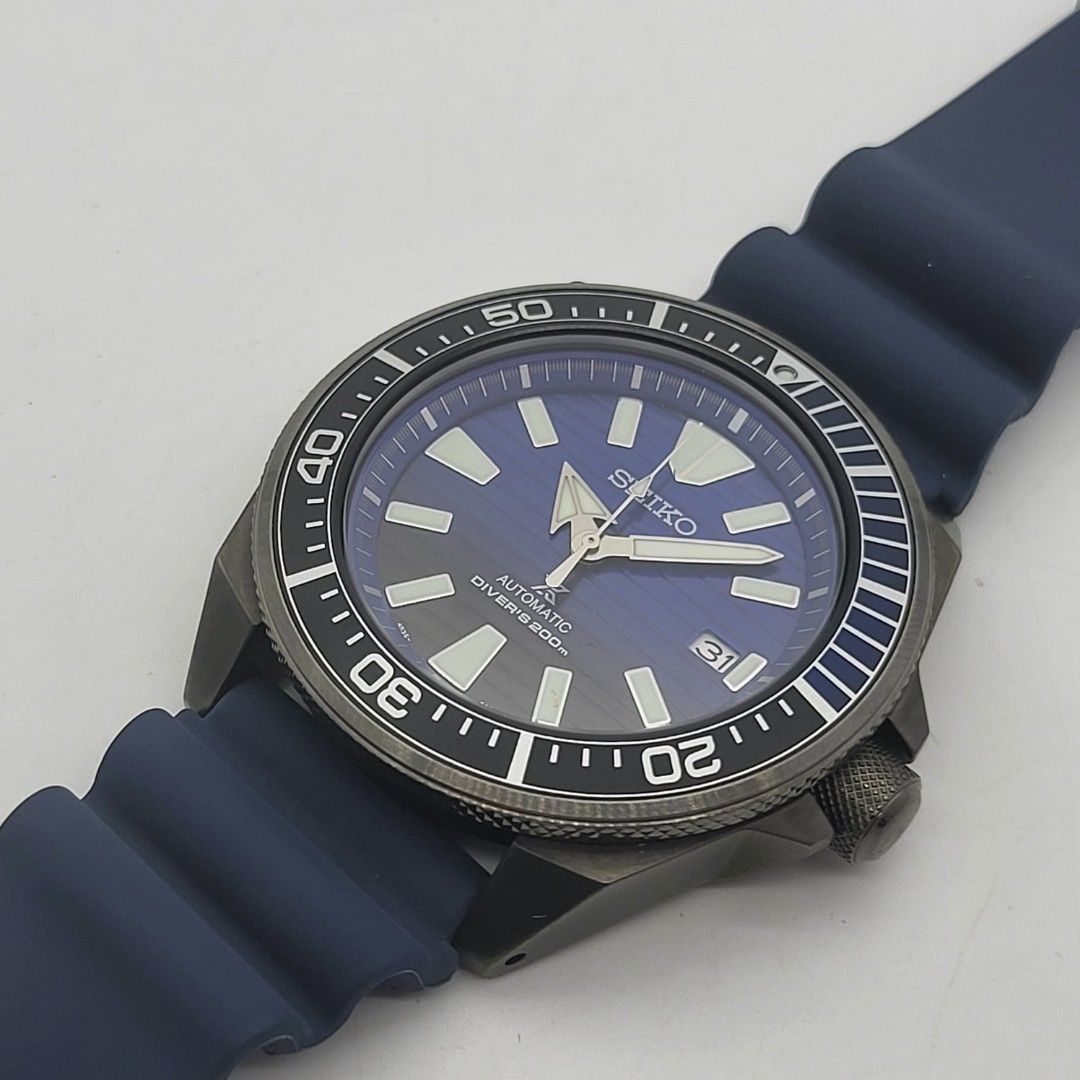 SEIKO Prospex Save The Ocean Samurai SRPD09K1 43mm Automatic Divers Watch Men s Fashion Watches Accessories Watches on Carousell