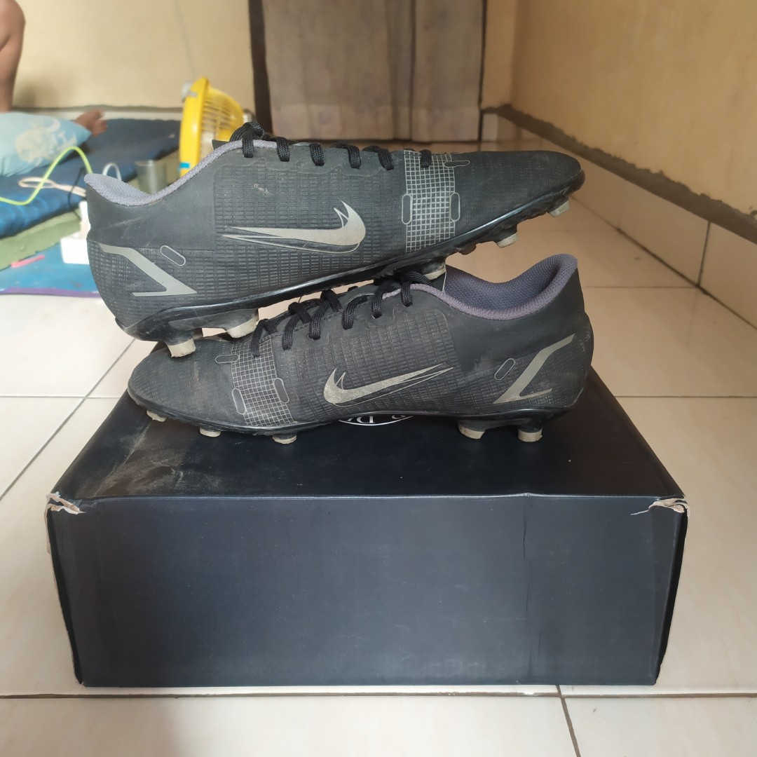 Nike Mercurial Vapor 14 Club FG MG 'Black Iron Grey', CU5692-004